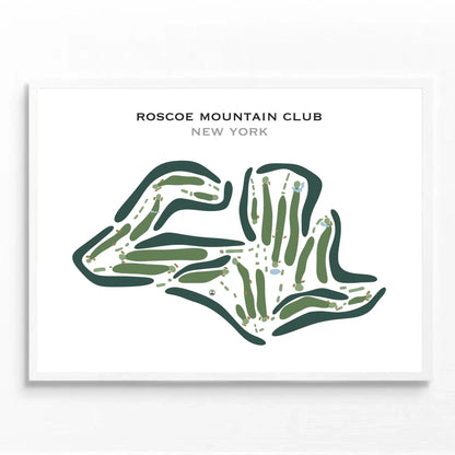 Roscoe Mountain Club, New York - Printed Golf Courses