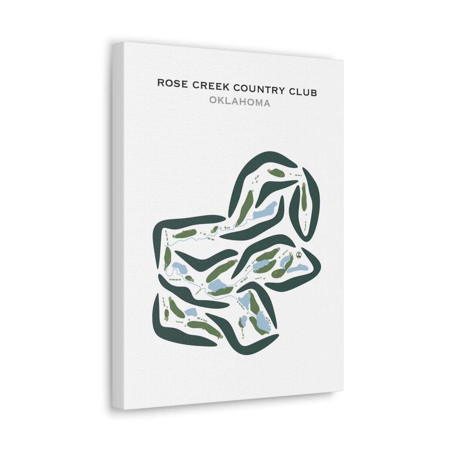 Rose Creek Country Club, Oklahoma - Printed Golf Courses