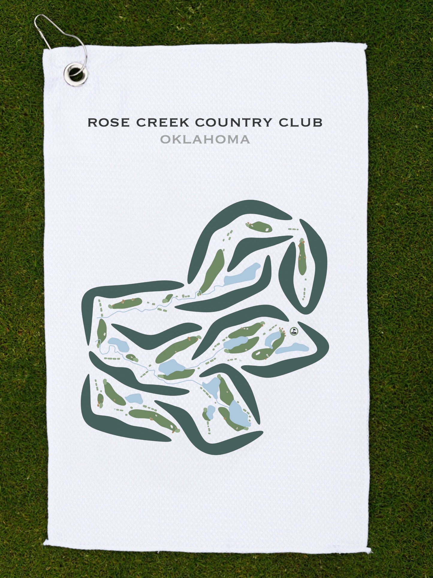 Rose Creek Country Club, Oklahoma - Printed Golf Courses