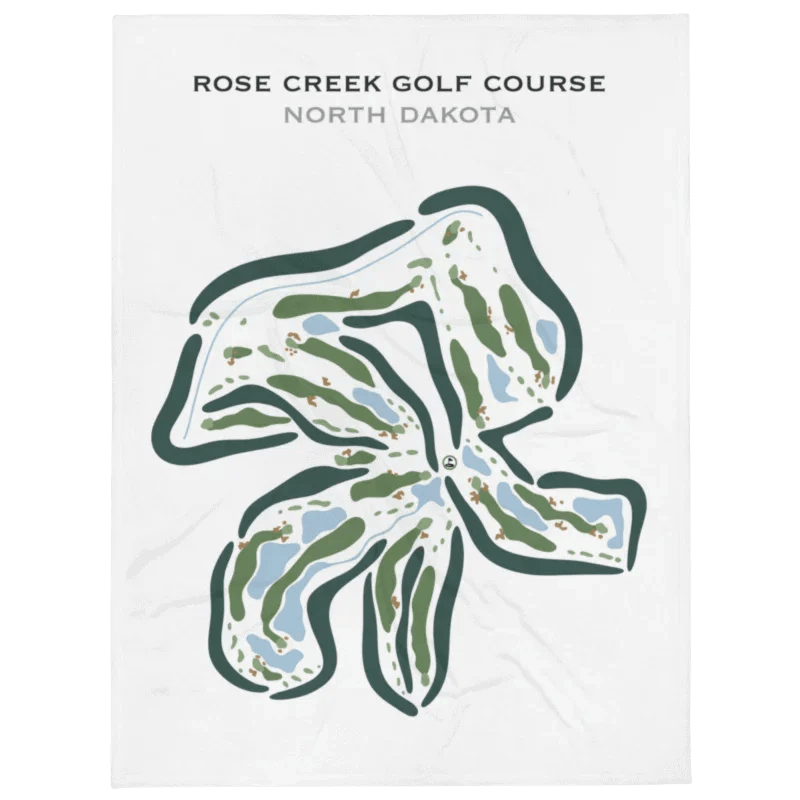 Rose Creek Golf Course, North Dakota - Printed Golf Courses
