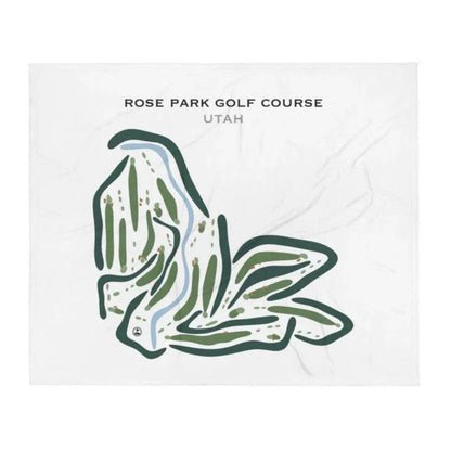 Rose Park Golf Course, Salt Lake City Utah - Printed Golf Courses