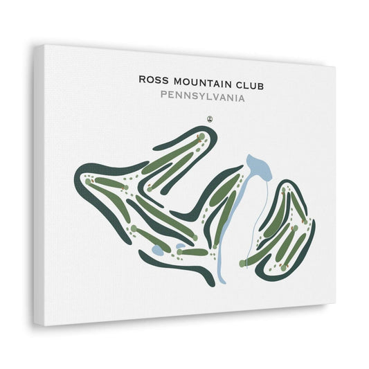 Ross Mountain Club, Pennsylvania - Printed Golf Courses