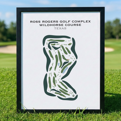 Ross Rogers Golf Complex - WildHorse Course, Texas - Printed Golf Courses