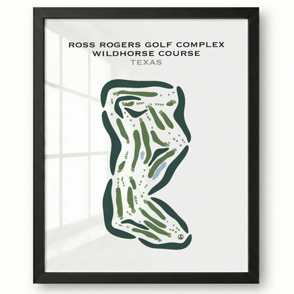 Ross Rogers Golf Complex - WildHorse Course, Texas - Printed Golf Courses