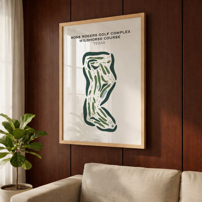 Ross Rogers Golf Complex - WildHorse Course, Texas - Printed Golf Courses