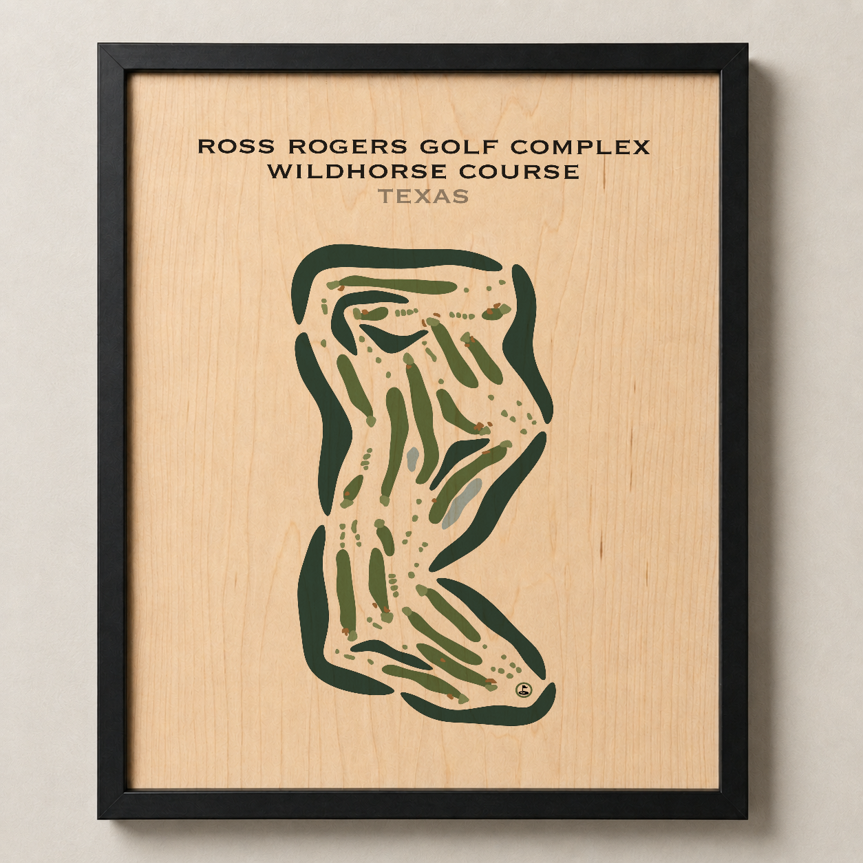 Ross Rogers Golf Complex - WildHorse Course, Texas - Printed Golf Courses
