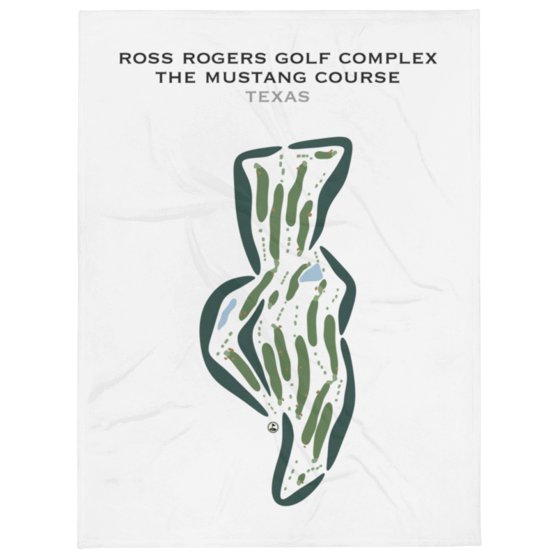 Ross Rogers Golf Complex - The Mustang Course, Texas - Printed Golf Courses