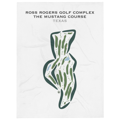 Ross Rogers Golf Complex - The Mustang Course, Texas - Printed Golf Courses