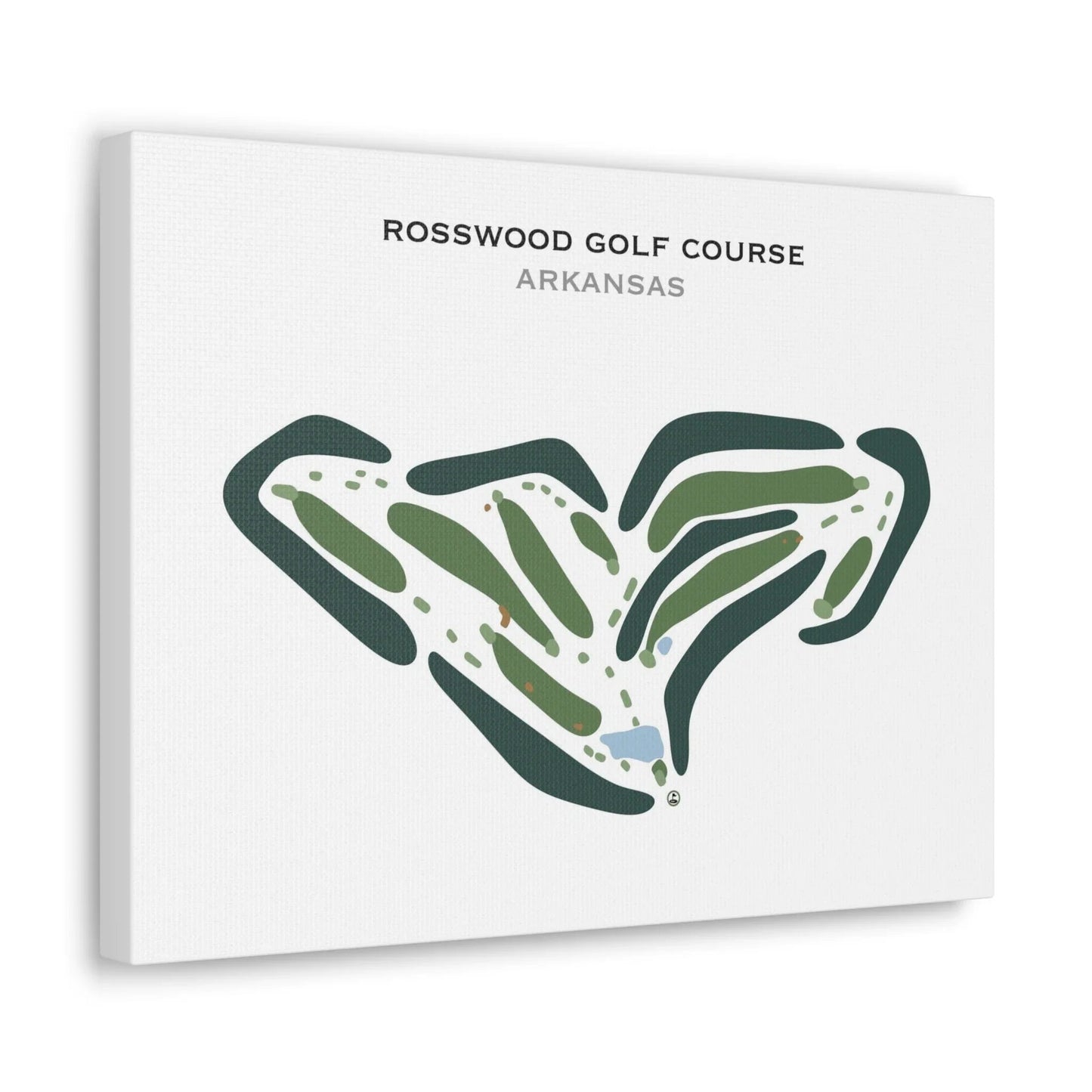 Rosswood Golf Course, Arkansas - Printed Golf Courses