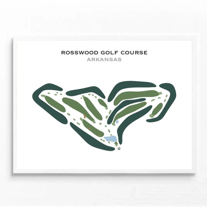 Rosswood Golf Course, Arkansas - Printed Golf Courses