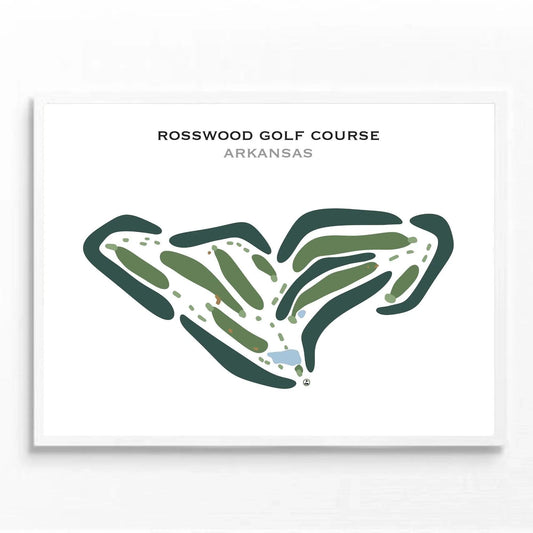Rosswood Golf Course, Arkansas - Printed Golf Courses