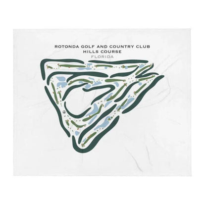 Rotonda Golf and Country Club Hills Course, Florida - Printed Golf Course