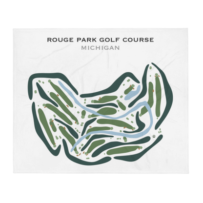 Rouge Park Golf Course, Michigan - Printed Golf Courses