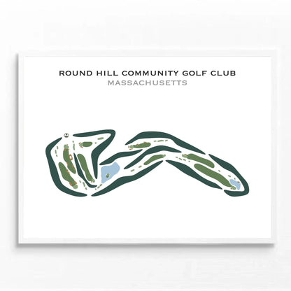 Round Hill Community Golf Club, Massachusetts - Printed Golf Courses