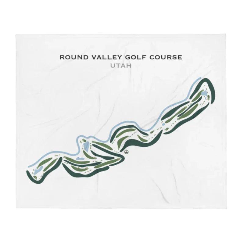 Round Valley Golf Course, Morgan Utah - Printed Golf Courses