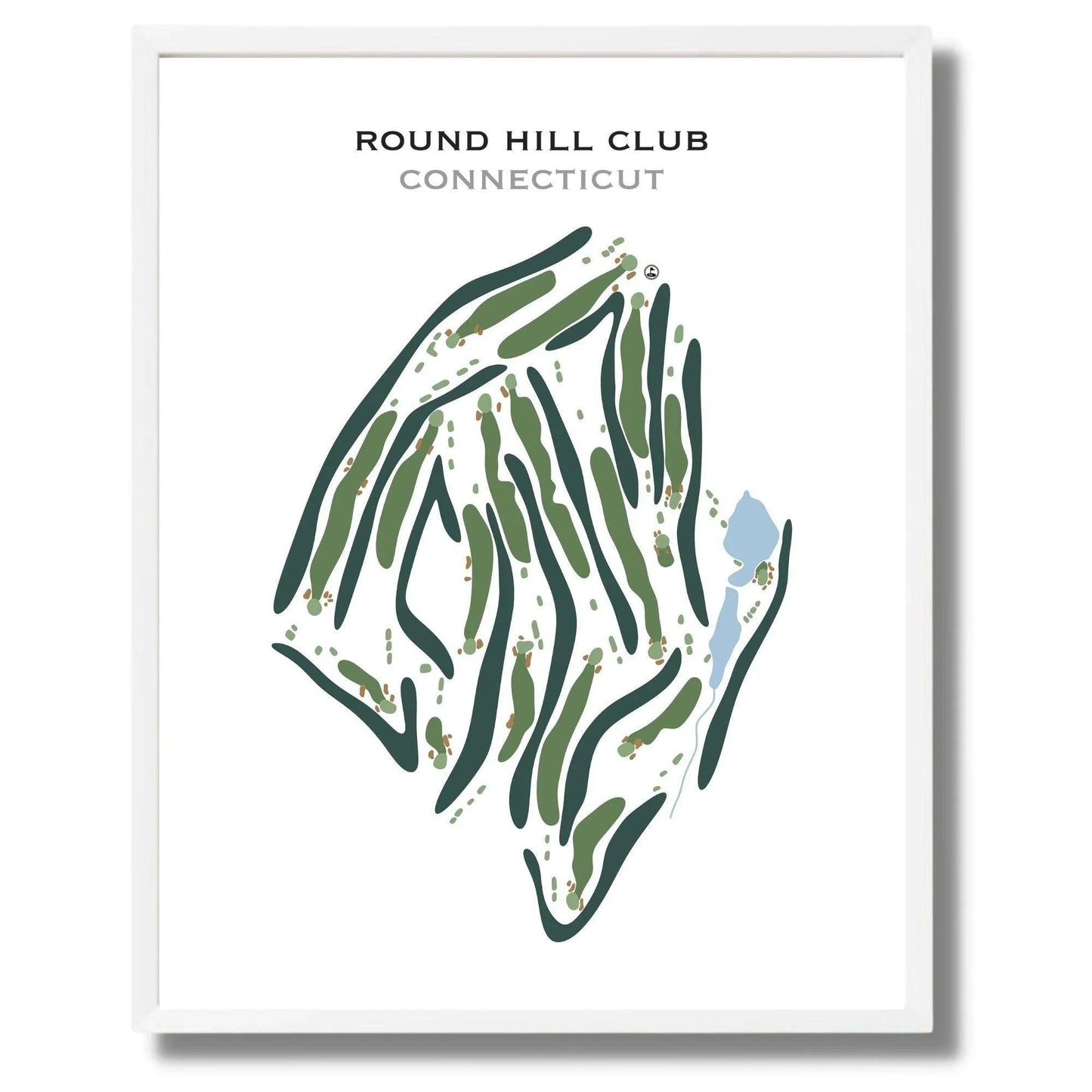 Round Hill Club, Connecticut - Printed Golf Courses