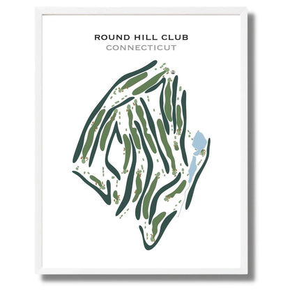 Round Hill Club, Connecticut - Printed Golf Courses