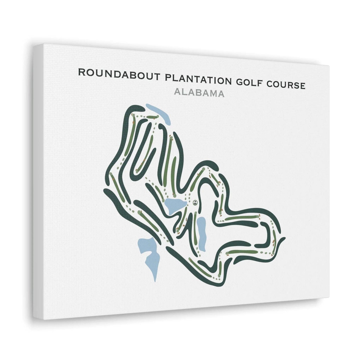 Roundabout Plantation Golf Course, Alabama - Printed Golf Courses