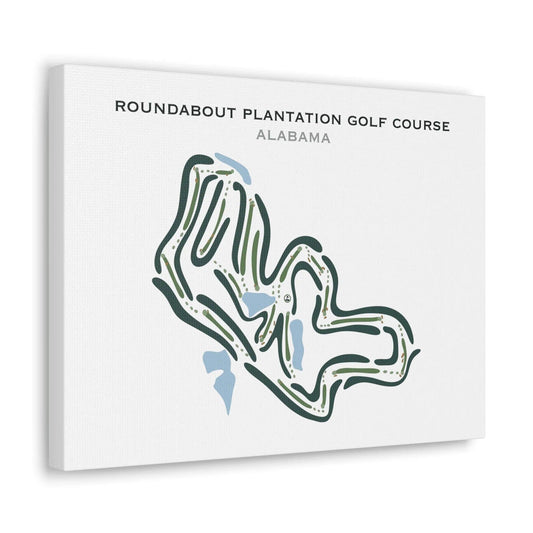 Roundabout Plantation Golf Course, Alabama - Printed Golf Courses