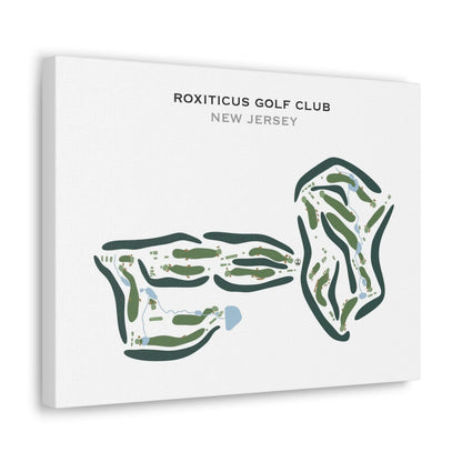 Roxiticus Golf Club, New Jersey - Printed Golf Course