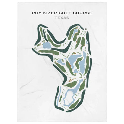 Roy Kizer Golf Course, Texas - Printed Golf Course