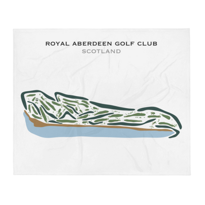 Royal Aberdeen Golf Club, Scotland - Printed Golf Courses