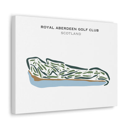 Royal Aberdeen Golf Club, Scotland - Printed Golf Courses