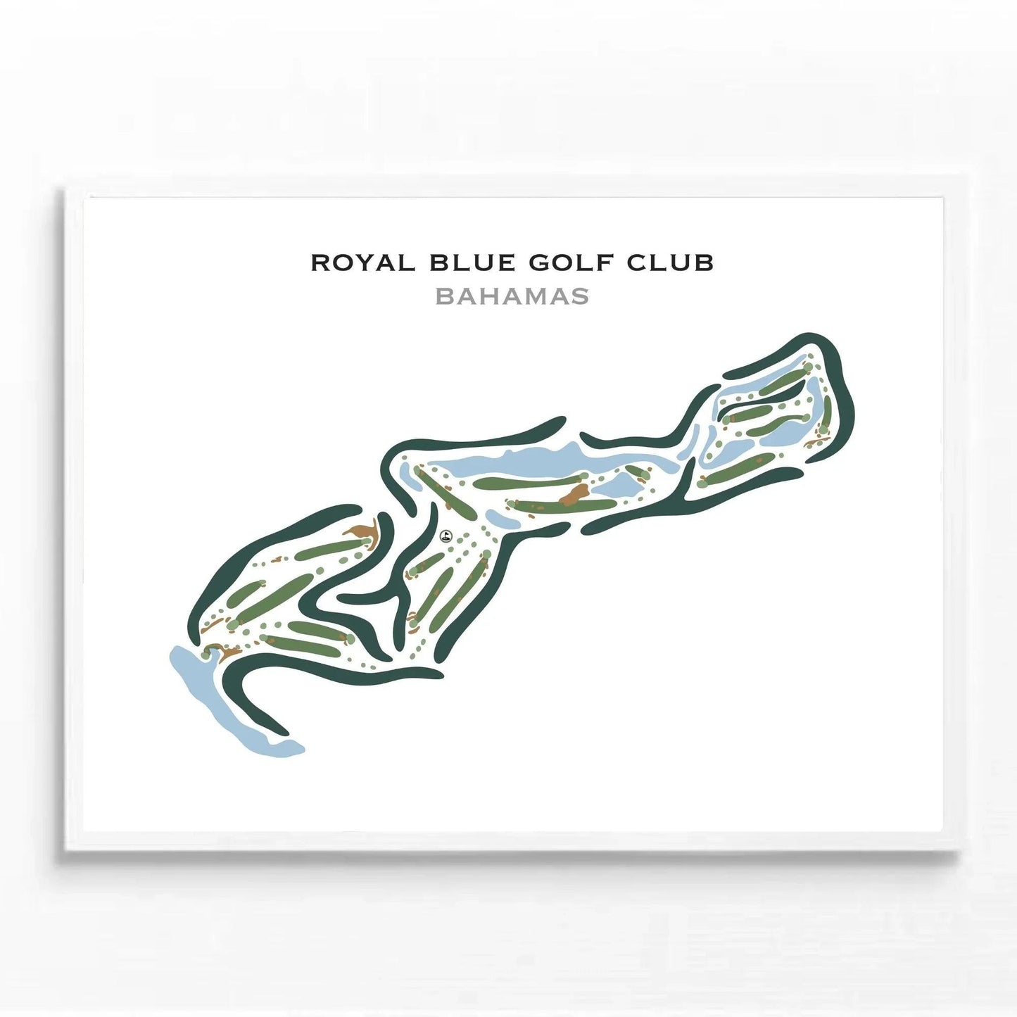 Royal Blue Golf Club, Bahamas - Printed Golf Courses