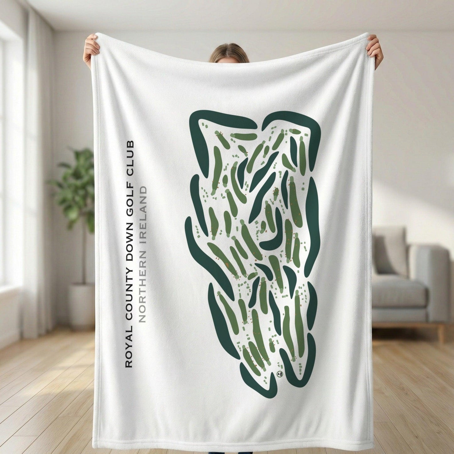 Royal County Down Golf Club, Ireland - Printed Golf Courses