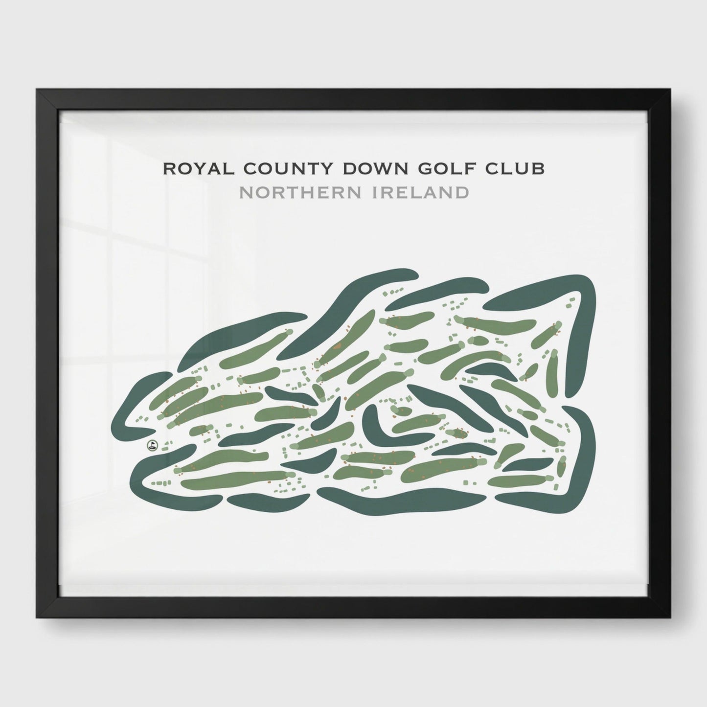 Royal County Down Golf Club, Ireland - Printed Golf Courses