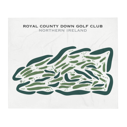 Royal County Down Golf Club, Northern Ireland - Printed Golf Courses