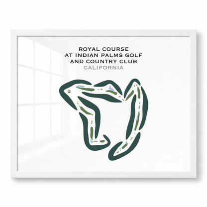 Royal Course at Indian Palms Golf & Country Club, California - Printed Golf Courses