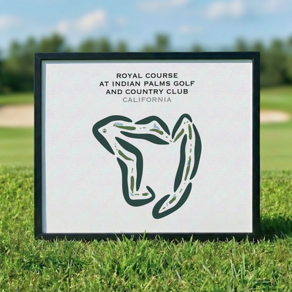 Royal Course at Indian Palms Golf & Country Club, California - Printed Golf Courses