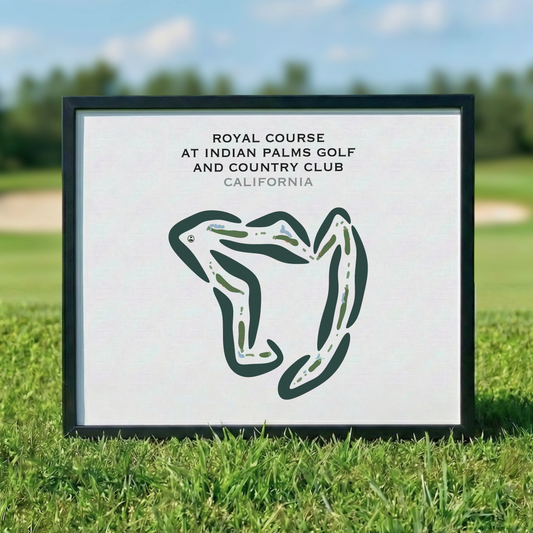 Royal Course at Indian Palms Golf & Country Club, California - Printed Golf Courses