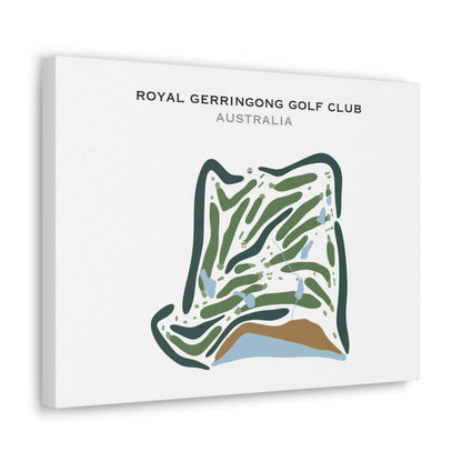 Royal Gerringong Golf Club, Australia - Printed Golf Courses