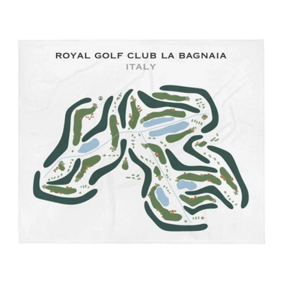 Royal Golf La Bagnaia, Italy - Printed Golf Courses