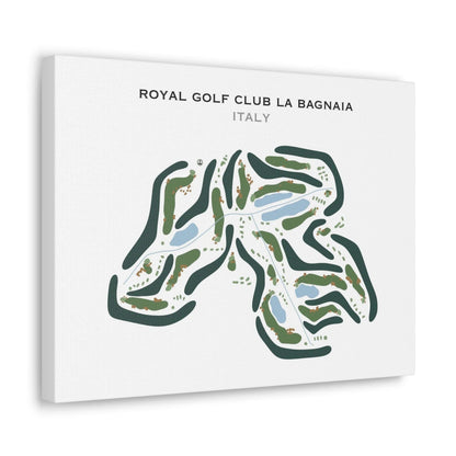 Royal Golf La Bagnaia, Italy - Printed Golf Courses
