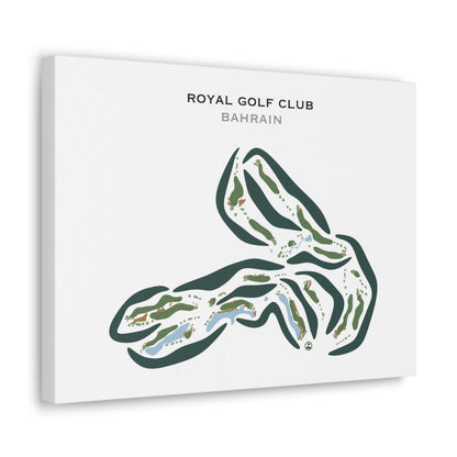 Royal Golf Club, Bahrain - Printed Golf Courses