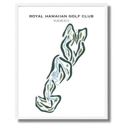Royal Hawaiian Golf Club, Hawaii - Printed Golf Courses