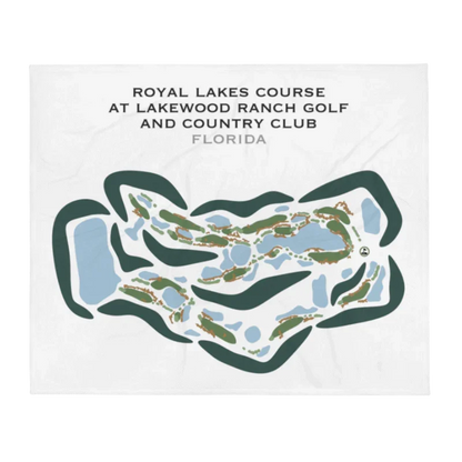 Royal Lakes Course at Lakewood Ranch Golf & Country Club, Florida - Printed Golf Courses