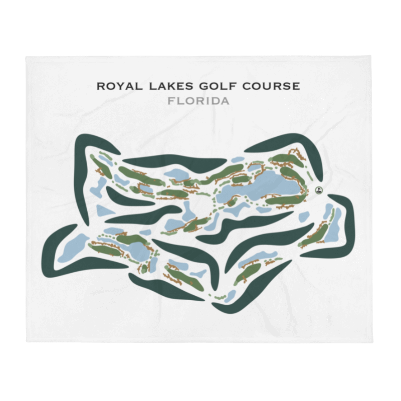 Royal Lakes Golf Course, Florida - Printed Golf Courses