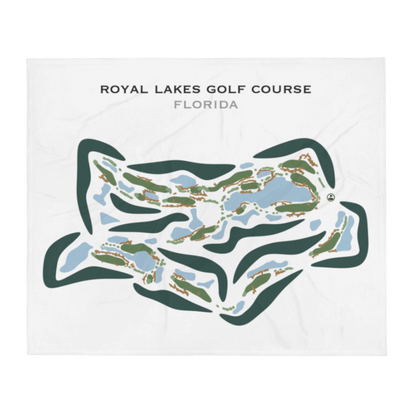 Royal Lakes Golf Course, Florida - Printed Golf Courses