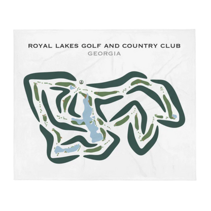 Royal Lakes Golf & Country Club, Georgia - Printed Golf Courses
