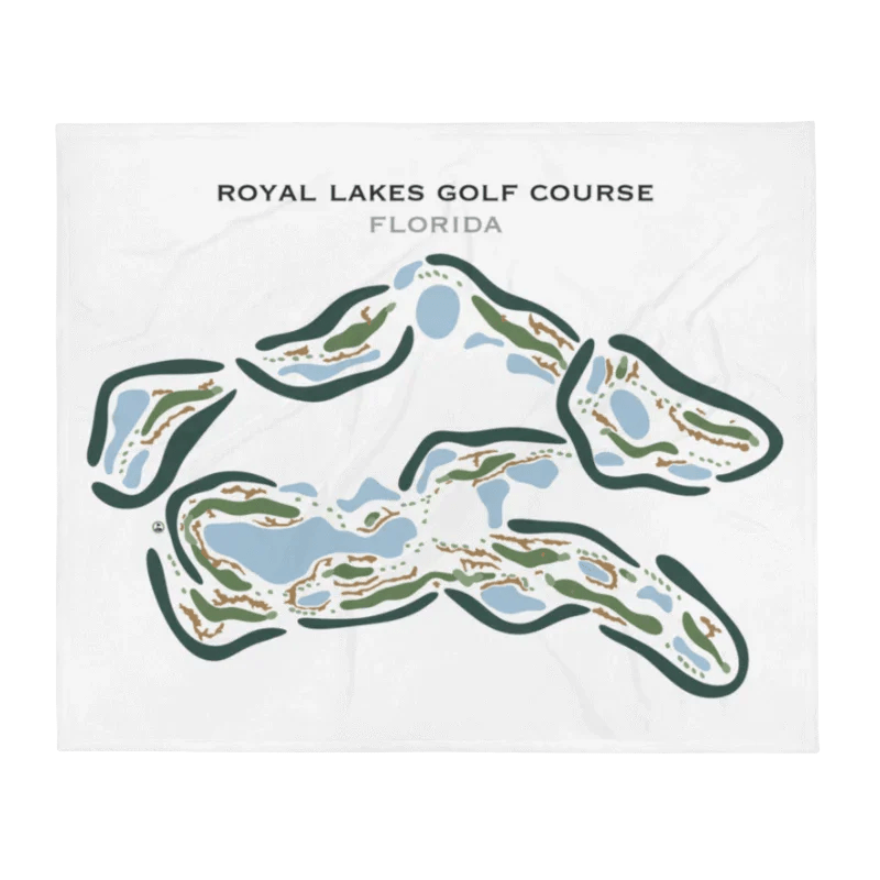 Royal Lakes Golf Club, Florida - Printed Golf Courses