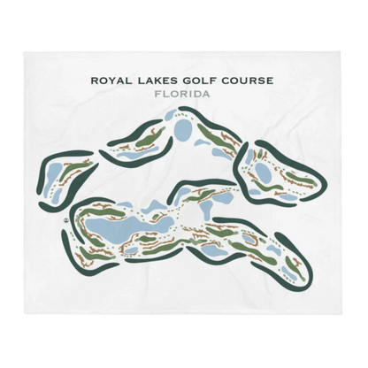 Royal Lakes Golf Club, Florida - Printed Golf Courses