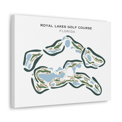 Royal Lakes Golf Club, Florida - Printed Golf Courses