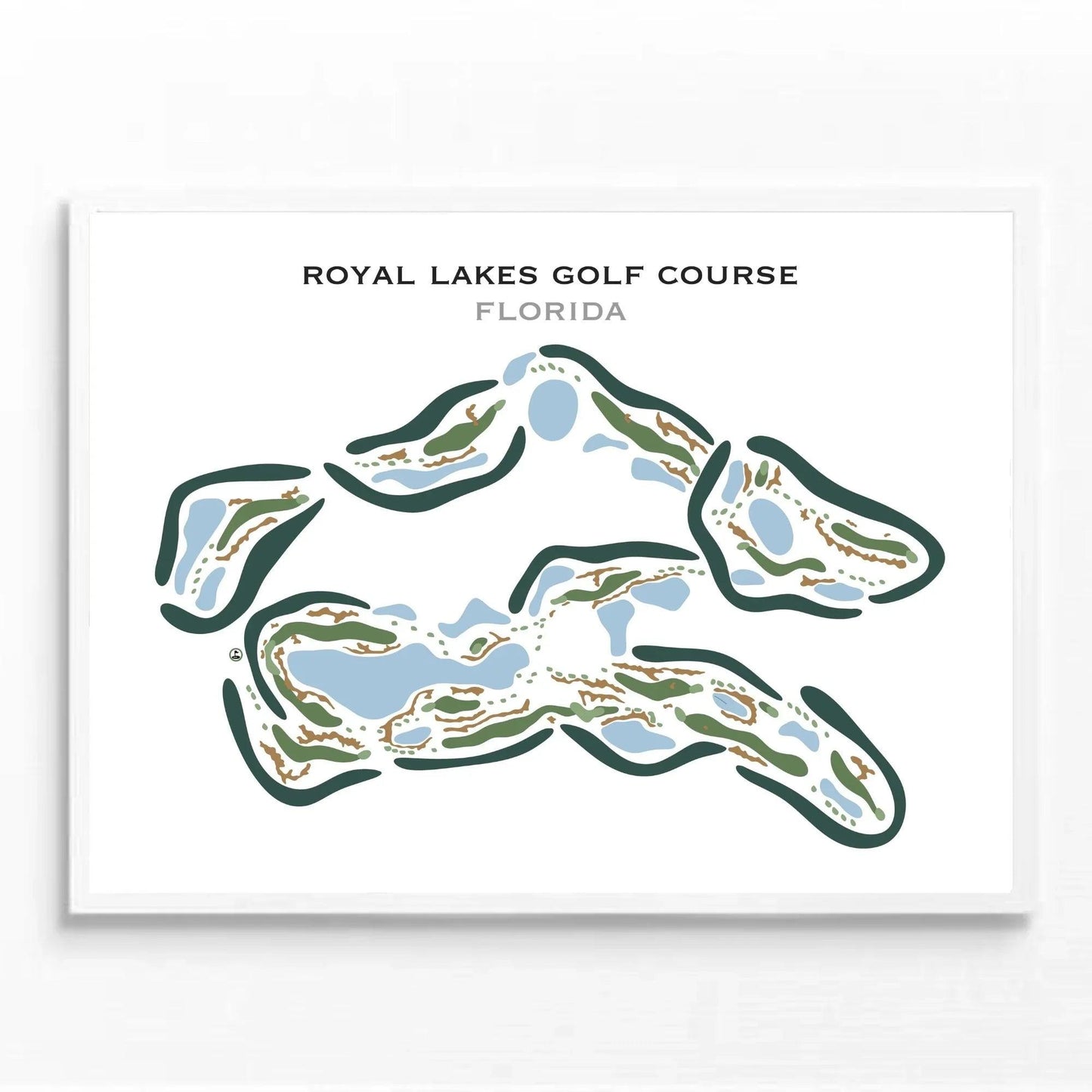 Royal Lakes Golf Club, Florida - Printed Golf Courses