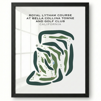 Royal Lytham Course at Bella Collina Towne & Golf Club, California - Printed Golf Courses