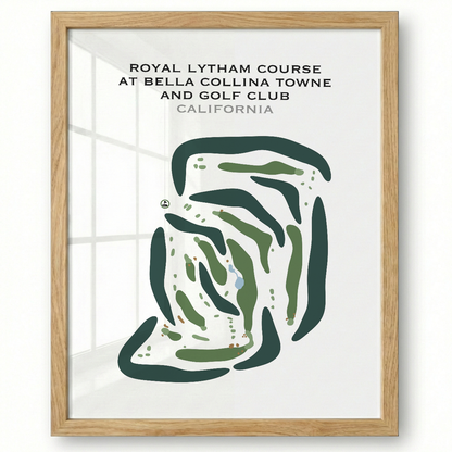 Royal Lytham Course at Bella Collina Towne & Golf Club, California - Printed Golf Courses