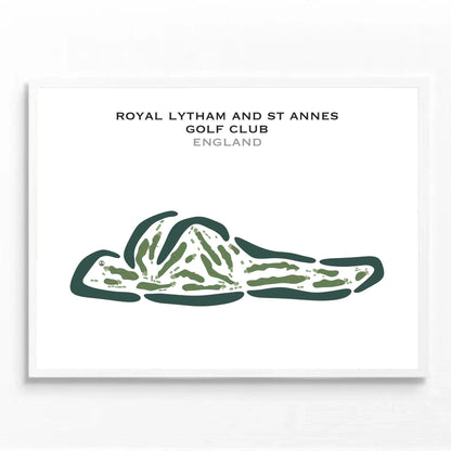 Royal Lytham & St Annes Golf Club, England - Printed Golf Courses